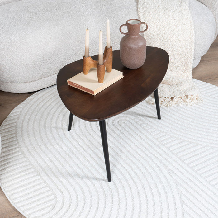 Veer Carpets - Vloerkleed Ella Cream Rond ø200 cm