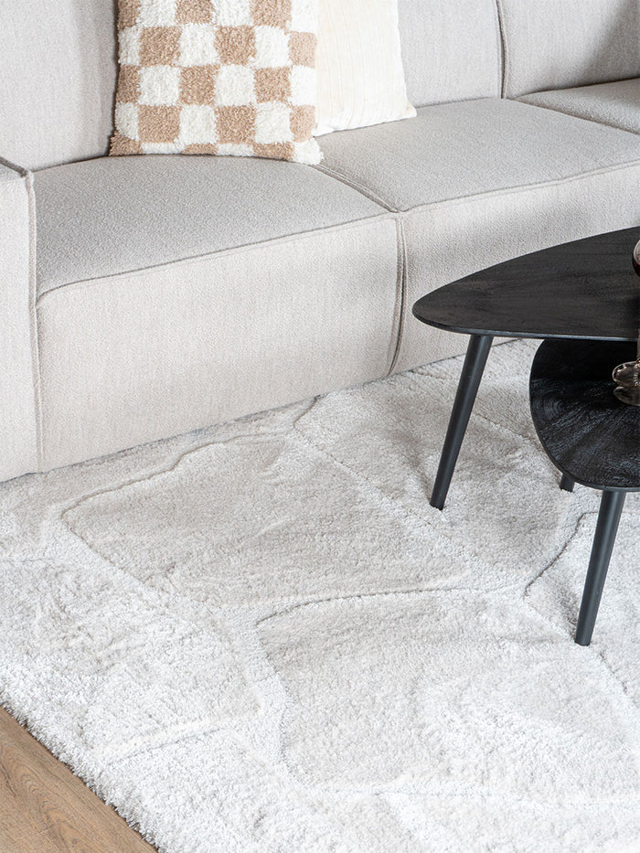 Veer Carpets - Vloerkleed Macy Creme 240 x 340 cm