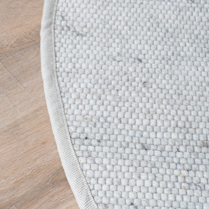 Veer Carpets - Vloerkleed Scott Ivoor Rond ø160 cm