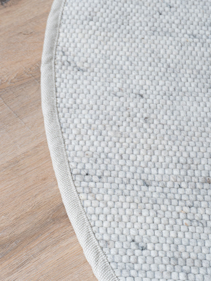 Veer Carpets - Vloerkleed Scott Ivoor Rond ø160 cm