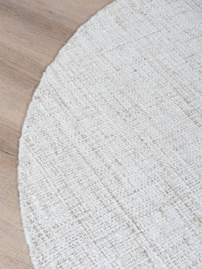 Veer Carpets - Vloerkleed Cross Light Beige - Rond ø160 cm