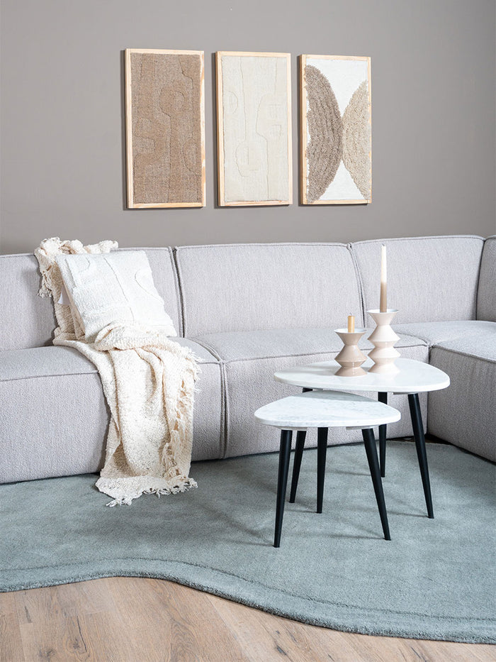 Veer Carpets - Vloerkleed Conga Taupe - Organisch 200 x 280 cm