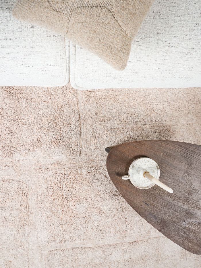 Veer Carpets - Wasbaar Vloerkleed Bibi - Beige 140 x 200 cm