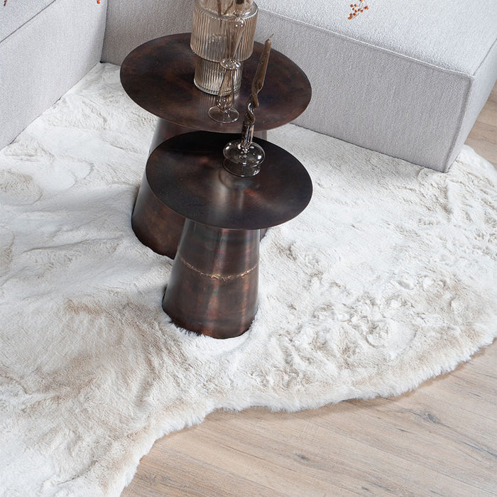 Veer Carpets - Vloerkleed Morbido Beige 2212 - Organisch 200 x 280 cm