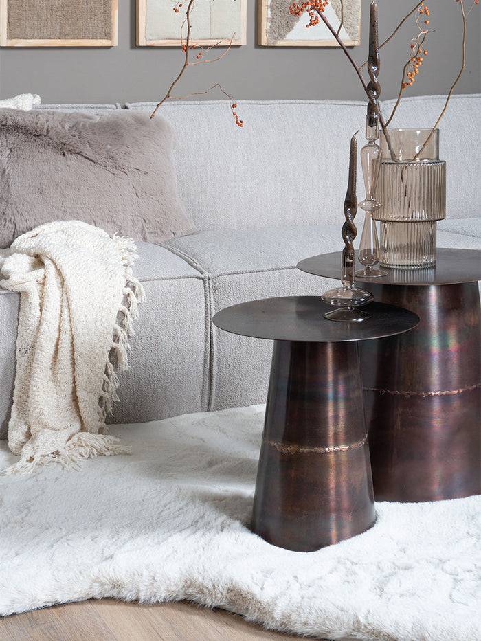 Veer Carpets - Vloerkleed Morbido Beige 2212 - Organisch 200 x 280 cm