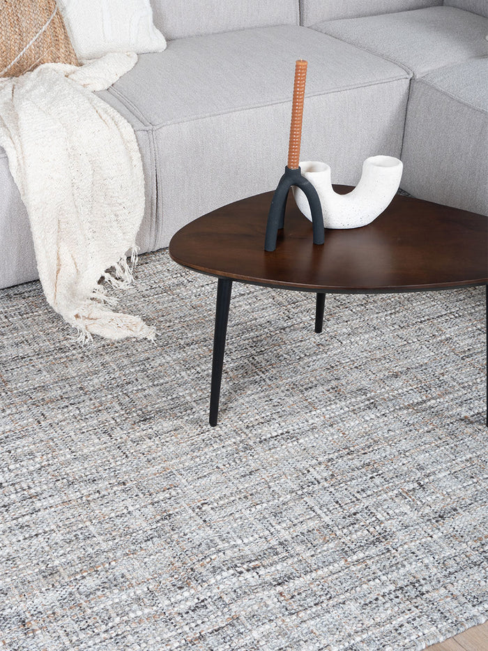 Veer Carpets - Vloerkleed Cross Grey|Beige - 240 x 340 cm