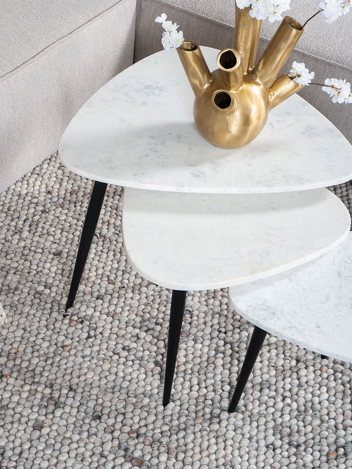 Veer Carpets - Vloerkleed Pool Grijs 420 - 140 x 200 cm