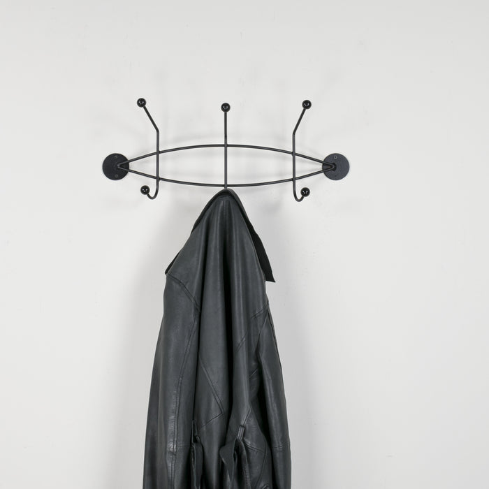 Spinder Design Wandkapstok Barato 2 - Zwart