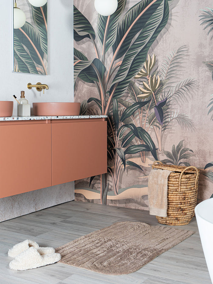 Veer Carpets - Badmat Benja - Taupe 50 x 80 cm