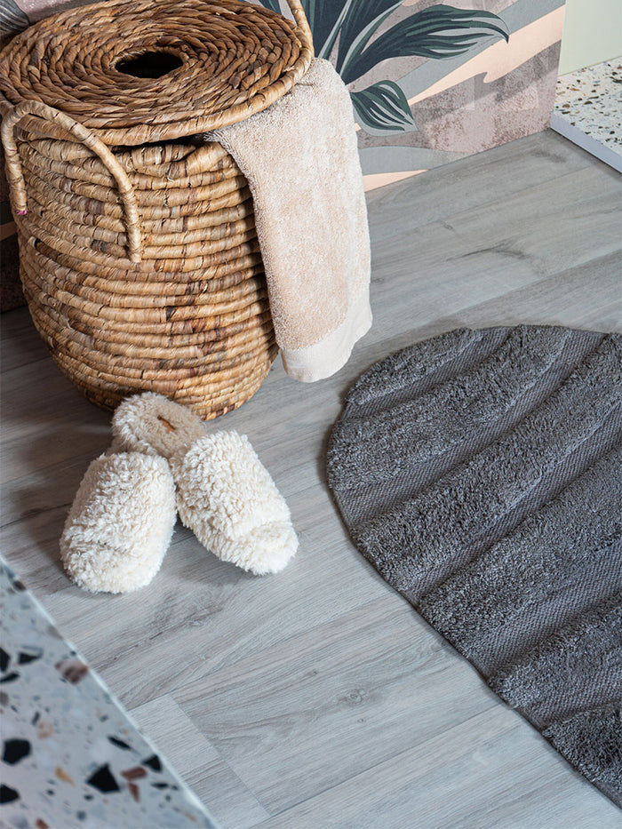 Veer Carpets - Badmat Beau - Grey Ovaal 60 x 100 cm