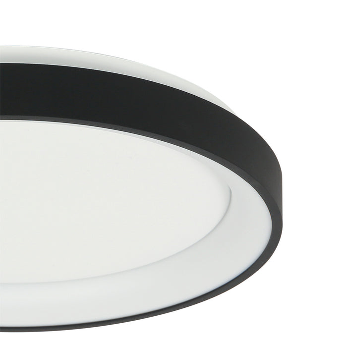 Steinhauer Plafondlamp Ringlede Zwart Ø 28cm Led 20Watt Dimbaar 3690ZW