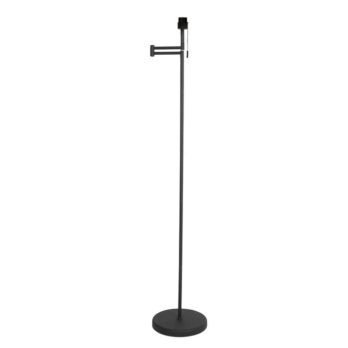 Mexlite Vloerlamp Bella Zwart Lampenkap Ø 30cm Groen E27 Fitting