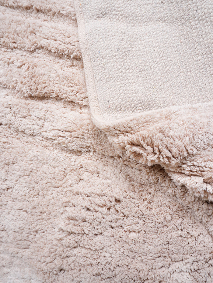 Veer Carpets - Wasbaar Vloerkleed Oliver - Beige 140 x 200 cm