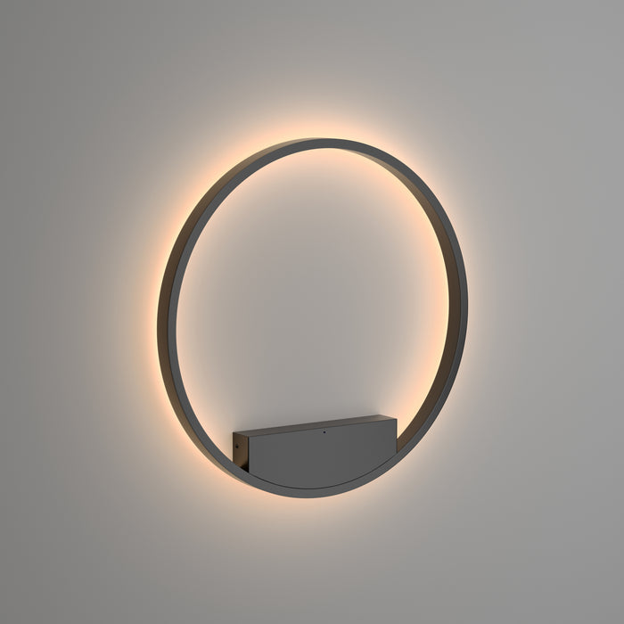 Maytoni - Wandlamp Rim - Zwart - Ø60