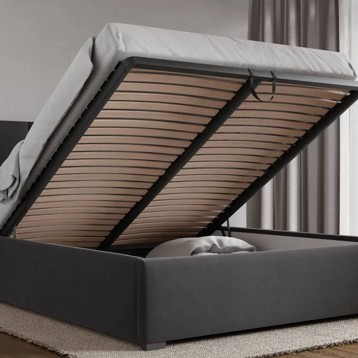 by fonQ Velvix Tweepersoonsbed 180 x 200 cm - Grijs