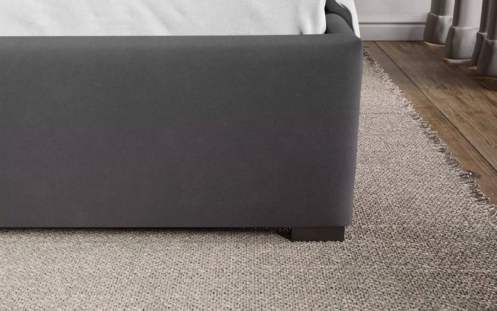 by fonQ Velvix Tweepersoonsbed 180 x 200 cm - Grijs