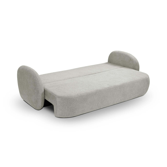 by fonQ Orin 3-zitsbank met Slaapfunctie - Chenille - Grijs
