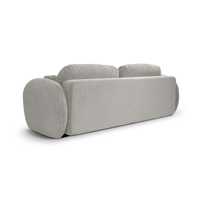 by fonQ Orin 3-zitsbank met Slaapfunctie - Chenille - Grijs