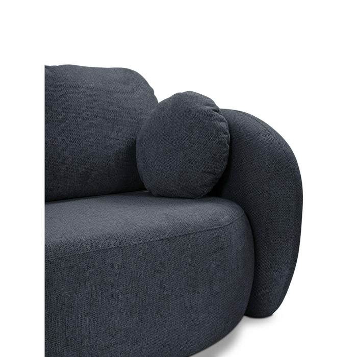 by fonQ Orin 3-zitsbank met Slaapfunctie - Chenille - Blauw