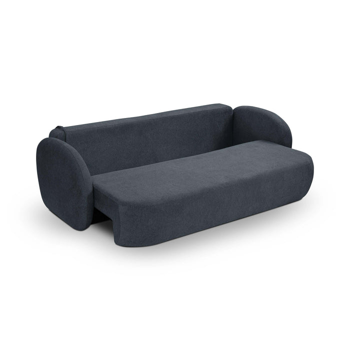 by fonQ Orin 3-zitsbank met Slaapfunctie - Chenille - Blauw