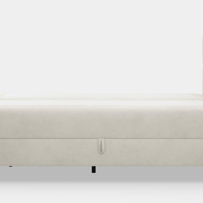 by fonQ Novae Boxspring met Opbergruimte 160 x 200 cm - Crème / Naturel