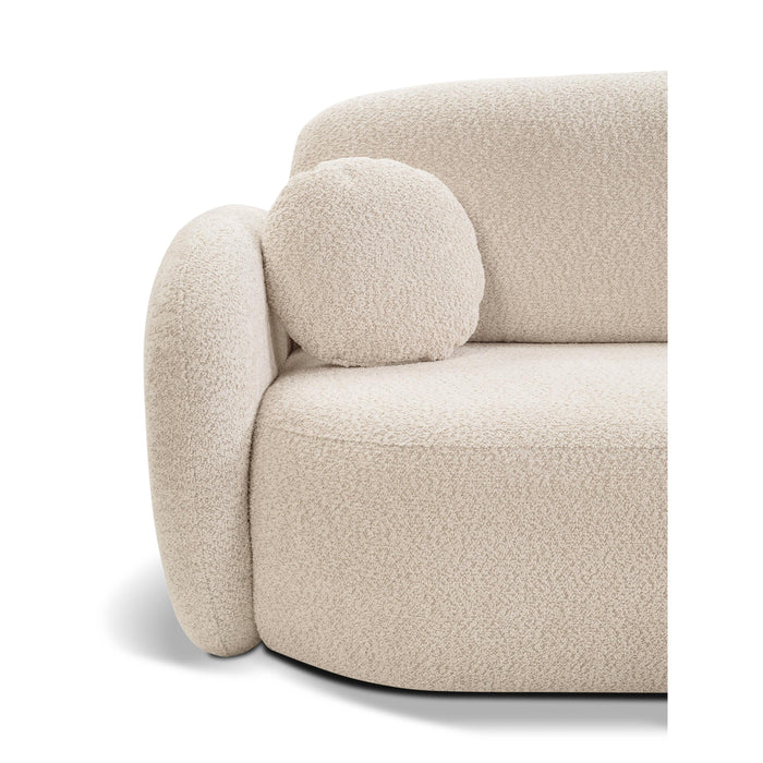 by fonQ Orin Hoekbank Rechts met Slaapfunctie - Bouclé - Ivoor