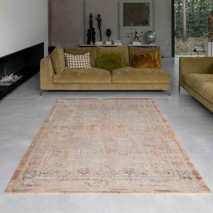 Louis de Poortere Medallion Fading World Vloerkleed 140 x 200 cm - Salmon