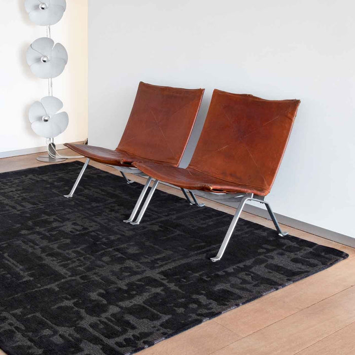 Louis de Poortere Structures Vloerkleed 80 x 150 cm - Black Water