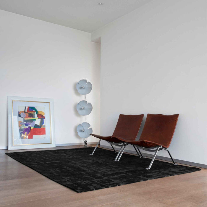 Louis de Poortere Structures Vloerkleed 80 x 150 cm - Black Water