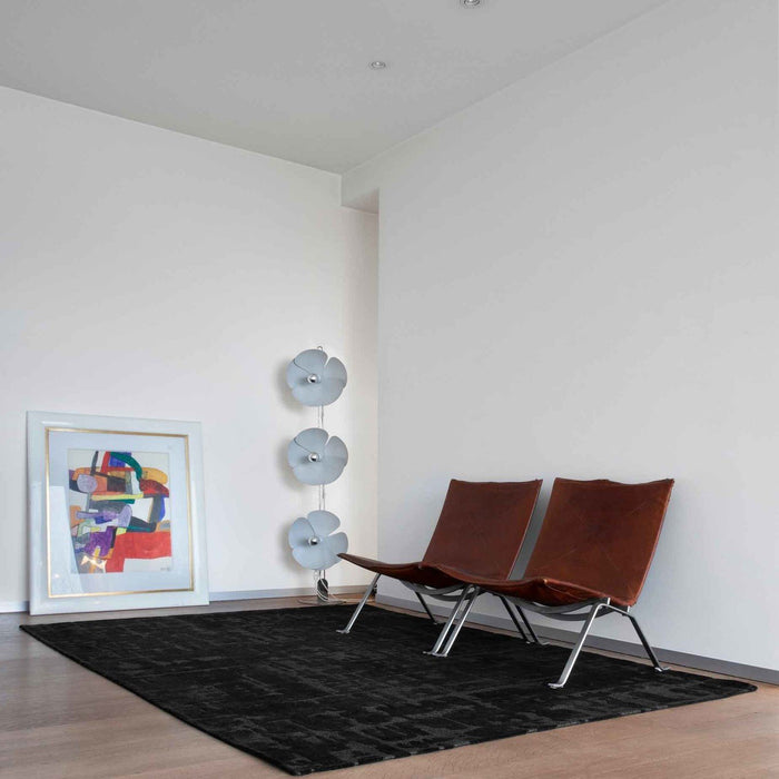 Louis de Poortere Structures Vloerkleed 140 x 200 cm - Black Water