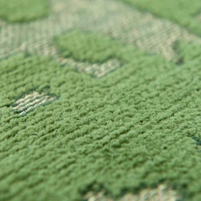 Louis de Poortere Structures Vloerkleed 80 x 150 cm - Perrier's Green