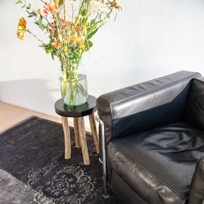 Louis de Poortere Medallion Fading World Vloerkleed 200 x 280 cm - Mineral Black