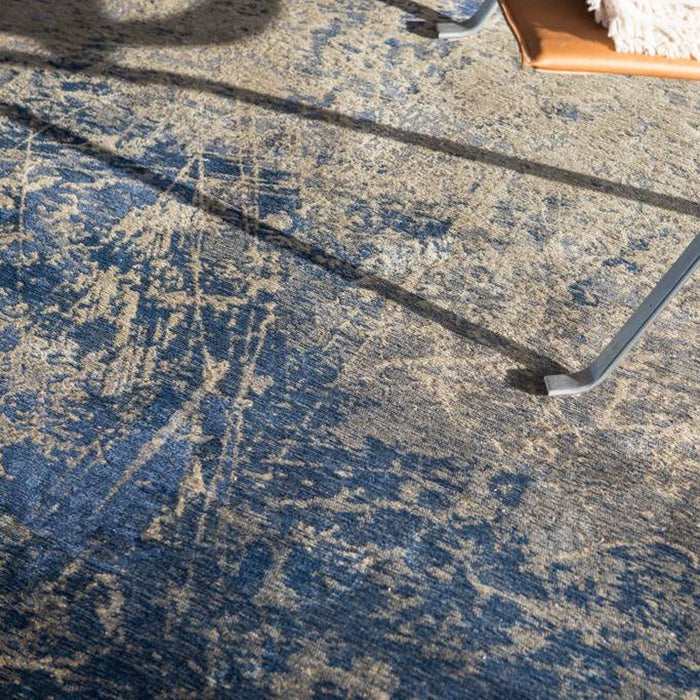 Louis de Poortere Mad Men Vloerkleed 170 x 240 cm - Abyss Blue