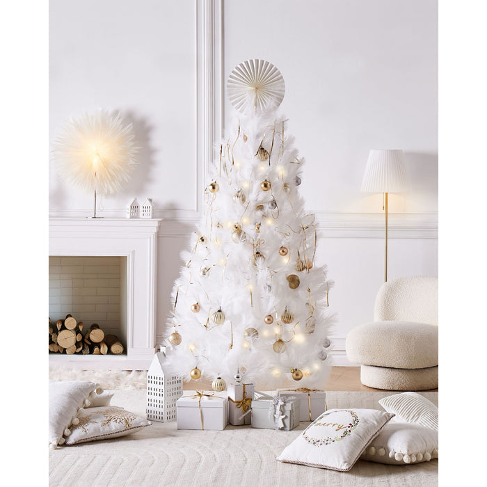 Beliani - TALBOT - Kerstboom - Wit - 180 cm - Polyester