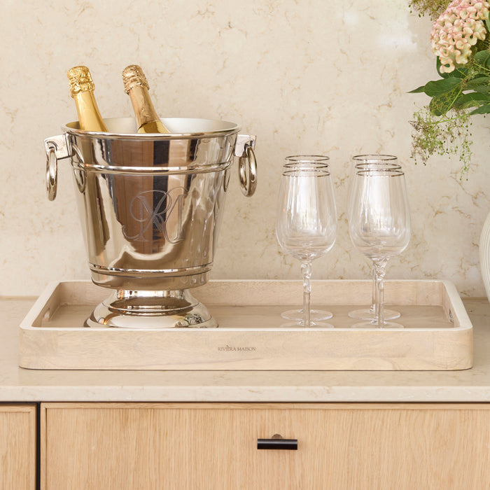 Riviera Maison Wijnkoeler Zilver - Duclair - Aluminium - 5.5 L