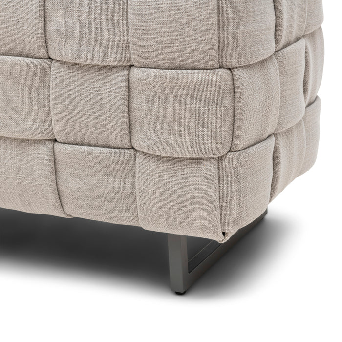 Rivièra Maison - Eetbank Room 48 in F27 - Fabulous Flax, C12 - Katoen, Viscose, Linnen, 150x40x45 cm