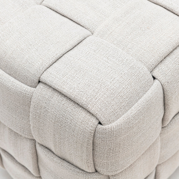 Rivièra Maison - Eetbank Room 48 in F27 - Fabulous Flax, C12 - Katoen, Viscose, Linnen, 150x40x45 cm