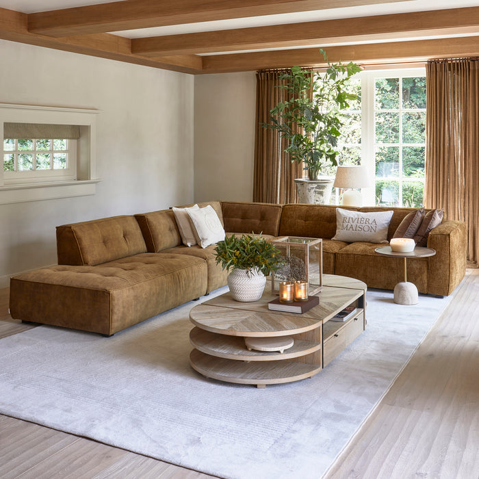 Rivièra Maison Riviera Maison Milan Coffee Table Parquet, 90x90 cm