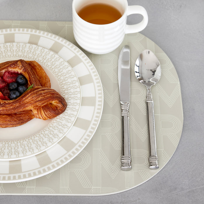 Riviera Maison Placemat Beige - RM Branding - Mdf (LxBxH) 45x31x0.5