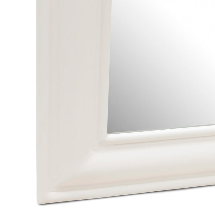 Rivièra Maison - Klassieke Staande Spiegel in Wit van D13 Vurenhout met Gehard Glas van 220x100cm