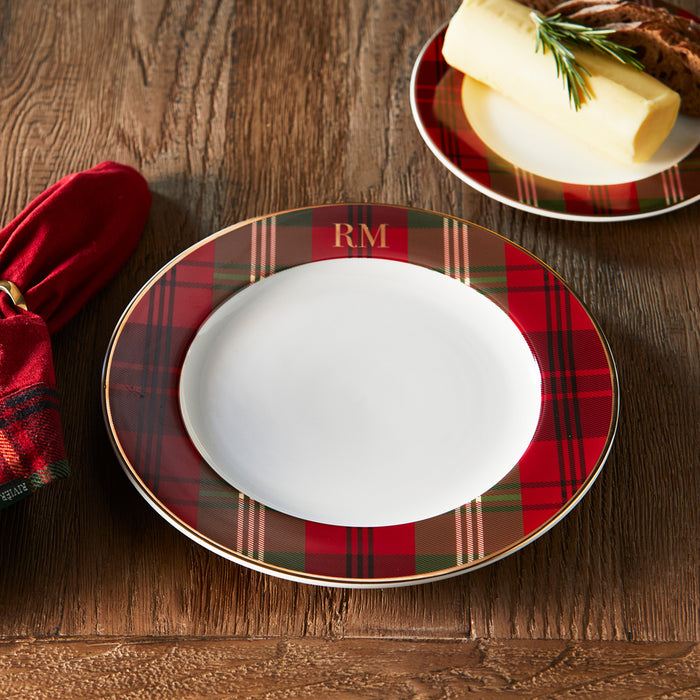 Riviera Maison RM Classic Tartan Dinner Plate (Ø) 27x (H) 3