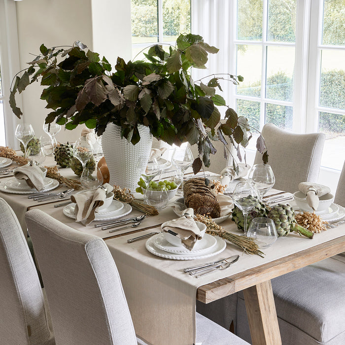 Riviera Maison Servetring zilver, Tafeldecoratie - RM Monogram