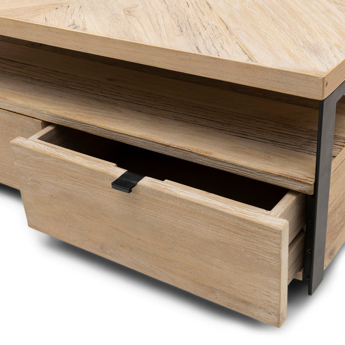 Rivièra Maison Riviera Maison Milan Coffee Table Parquet, 90x90 cm