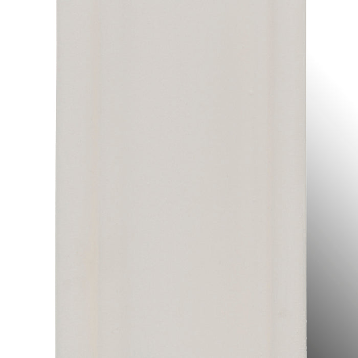 Rivièra Maison - Klassieke Staande Spiegel in Wit van D13 Vurenhout met Gehard Glas van 220x100cm