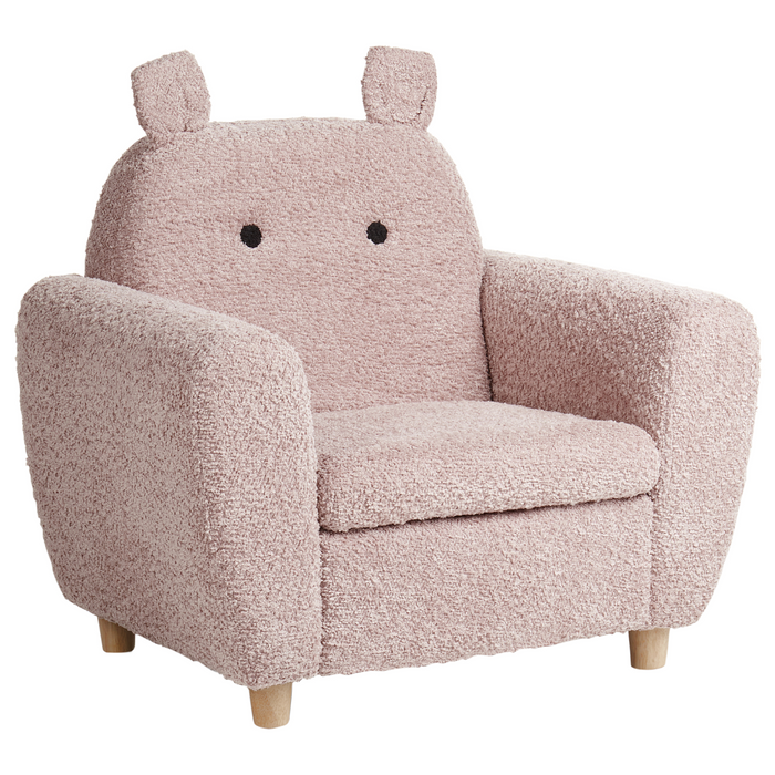Beliani - MARIBO - Kinderfauteuil - Roze - Bouclé
