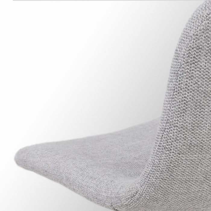 Nolon Nola-Fé Draaibare Eetkamerstoelen Set van 2 Lichtgrijs - Wit