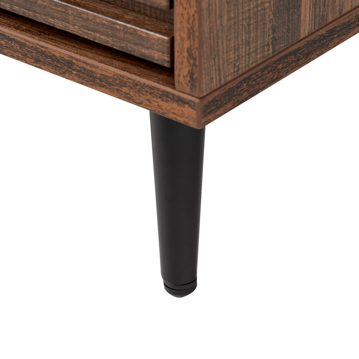 Beliani - KEITH - Ladekast - Donkerhout - MDF