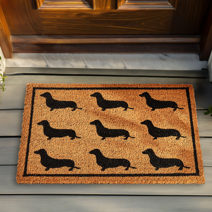 Beliani - SIKARAM - Deurmat - Natuurlijk - 40 x 60 cm - Kokos