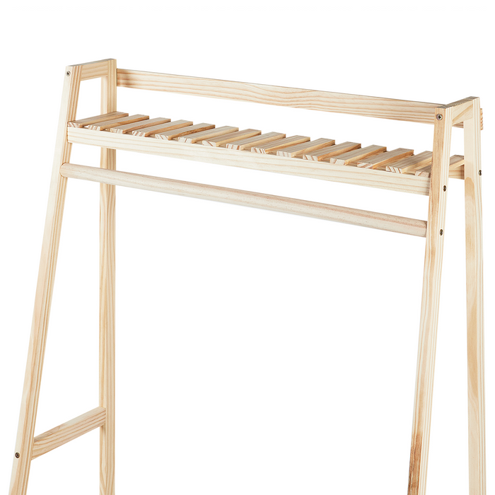 Beliani - BAKER - Kapstok - Lichtbruin - Bamboehout