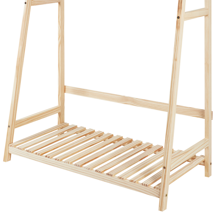 Beliani - BAKER - Kapstok - Lichtbruin - Bamboehout